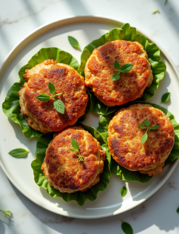 Air Fryer Turkey Burgers food photography