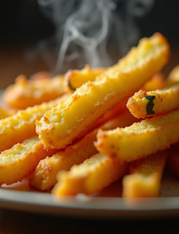 Air Fryer Zucchini Fries food photography