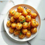 Air Fryer Baby Potatoes food photography