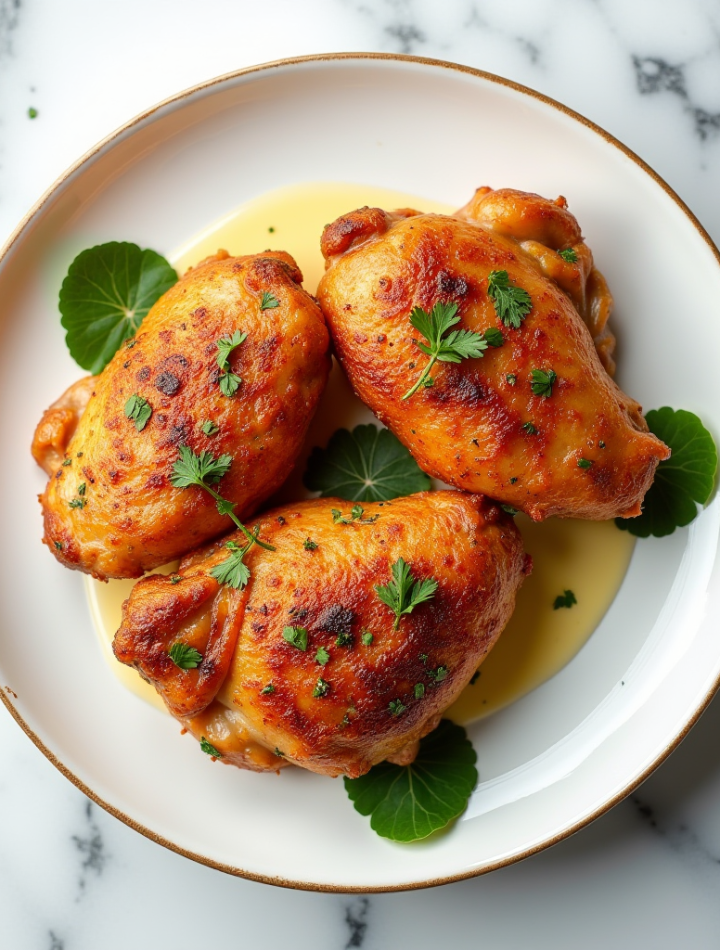 Air Fryer Boneless Skinless Chicken Thighs food photography