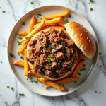 Slow Cooker Pulled Pork food photography