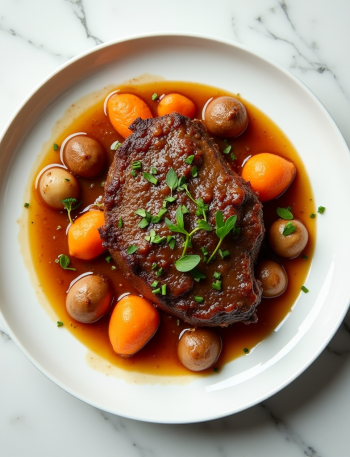 Slow Cooker Pot Roast food photography