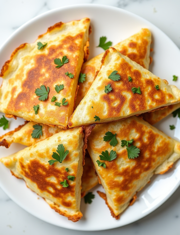 Air Fryer Quesadilla food photography