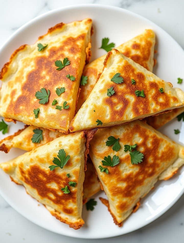 Air Fryer Quesadilla food photography