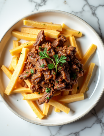 Slow Cooker Pulled Pork food photography